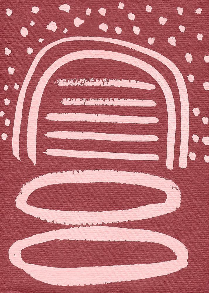 Earthy Arches Ovals by Santhosh ch — canvas wall art