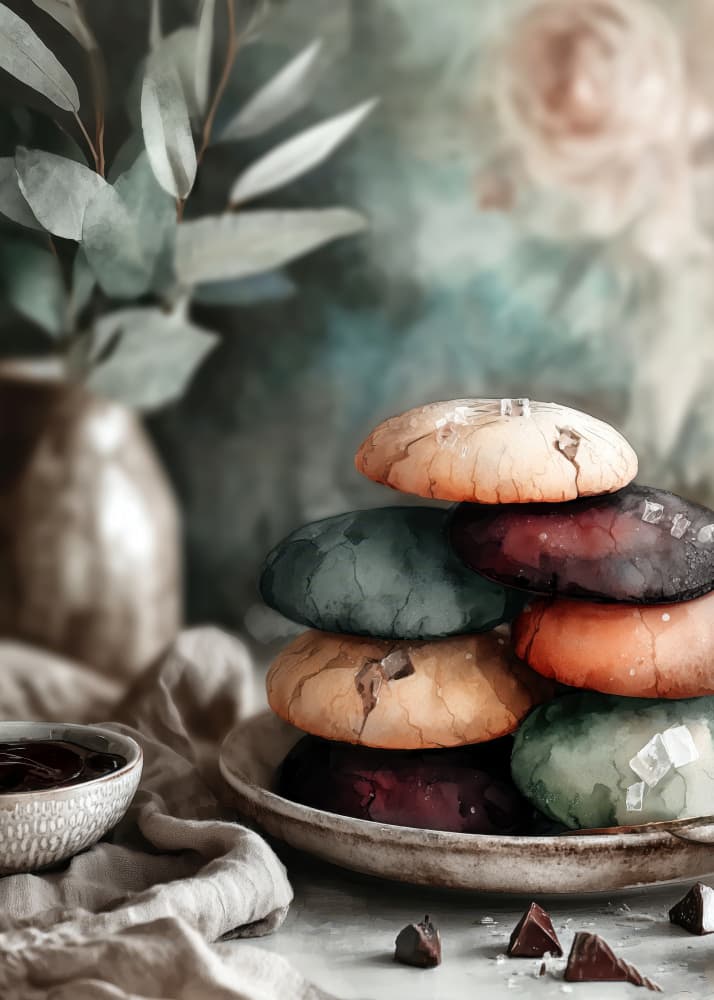 Rustic Cookie Stack by Justyna Jaszke — canvas wall art