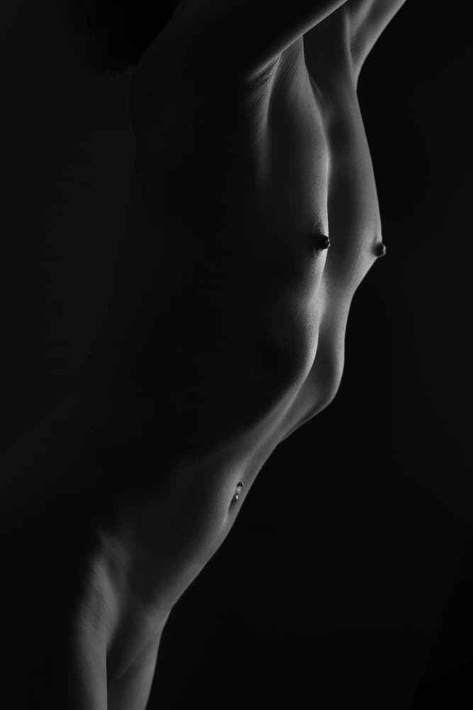 Sensual Female Form by Hardik Pandya — canvas wall art