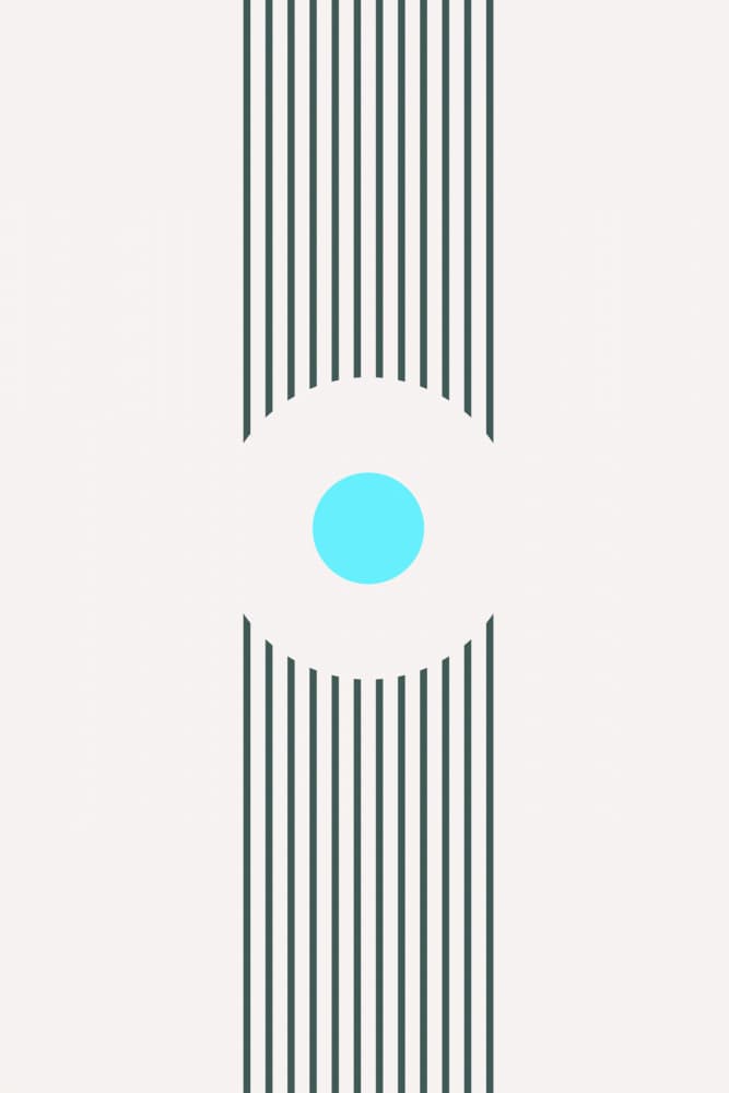 Abstract Blue Eye by jay stanley — canvas wall art