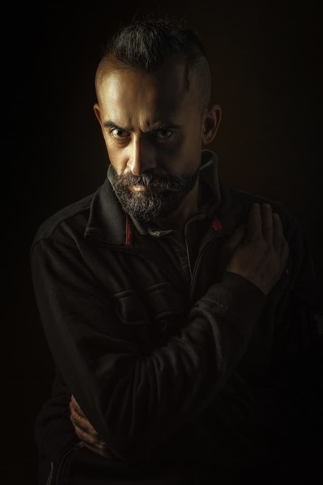Intense Brooding Portrait by Domenico Petrocca — canvas wall art