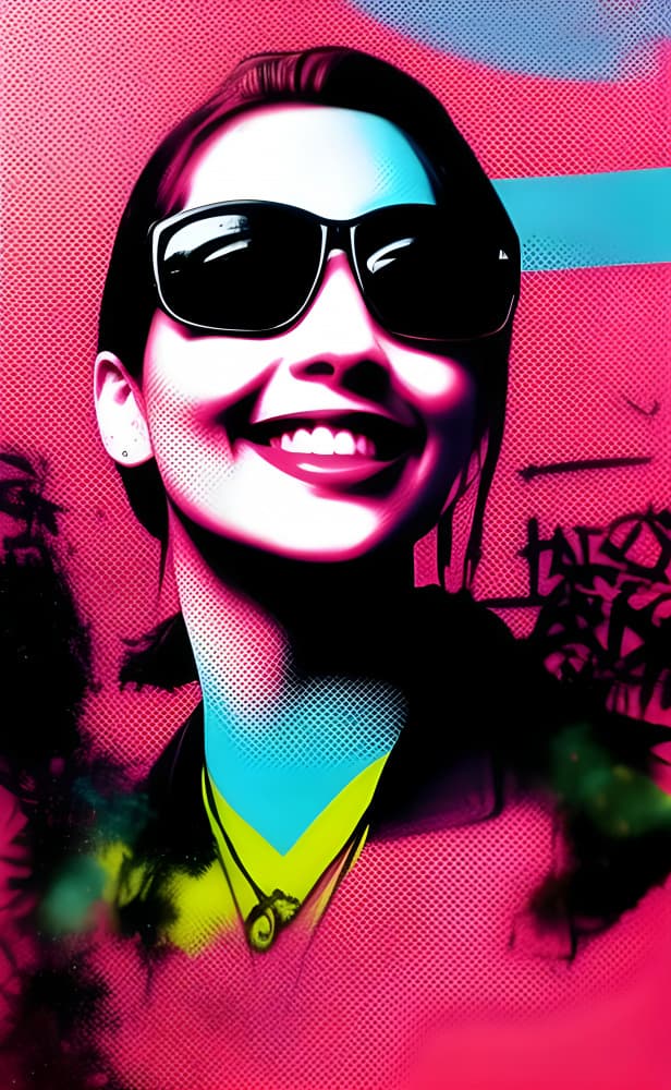 Cool Girl Pop Art by Cicero Spin — canvas wall art