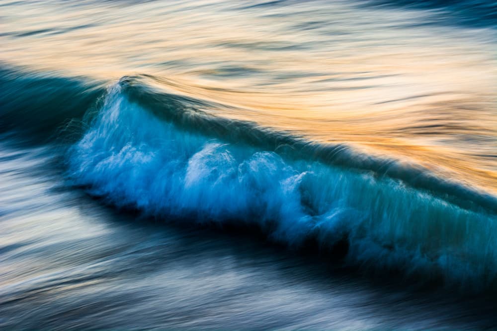 Abstract Ocean Wave by Tal Paz-Fridman — canvas wall art
