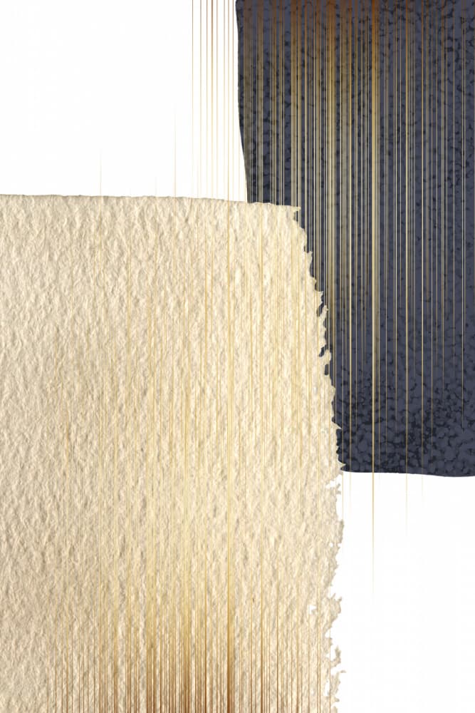 Abstract Gold Lines Texture by Sally Ann Moss — canvas wall art