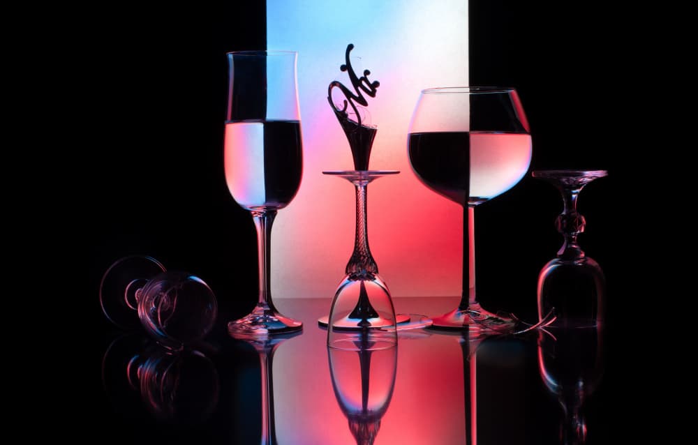 Vibrant Drinks Night by Yuanwei Zuo APA — canvas wall art