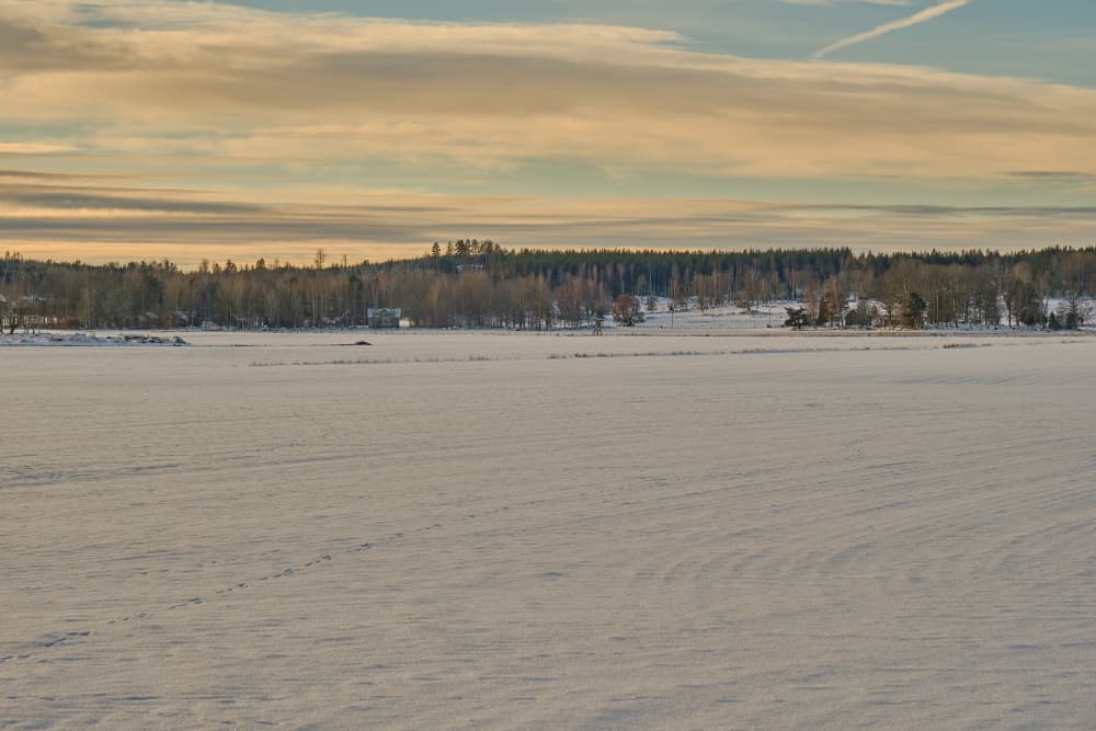 Serene Winter Landscape by Geertjan Plooijer — canvas wall art