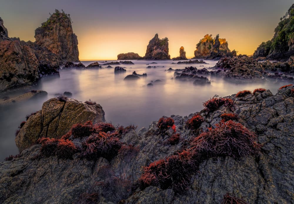 Serene Coastal Twilight by Raimondo Restelli — canvas wall art