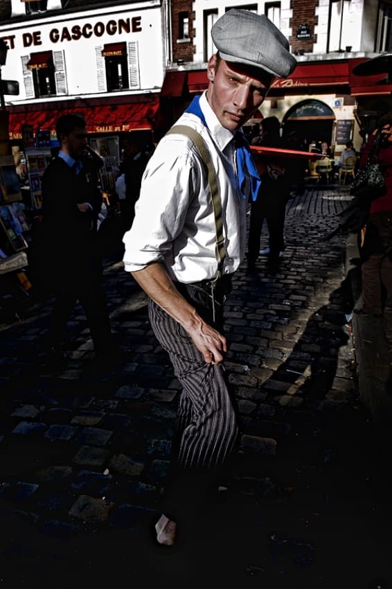 Dramatic Street Dancer by Jure Kravanja — canvas wall art