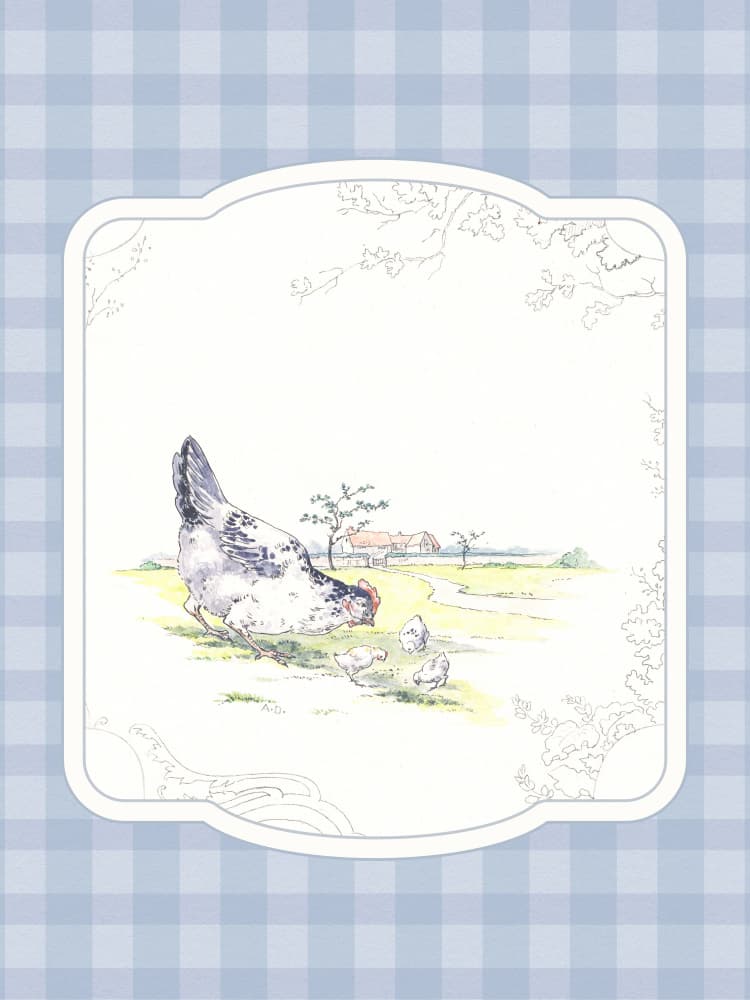 Mother Hen And Chicks by Wild Violets — canvas wall art