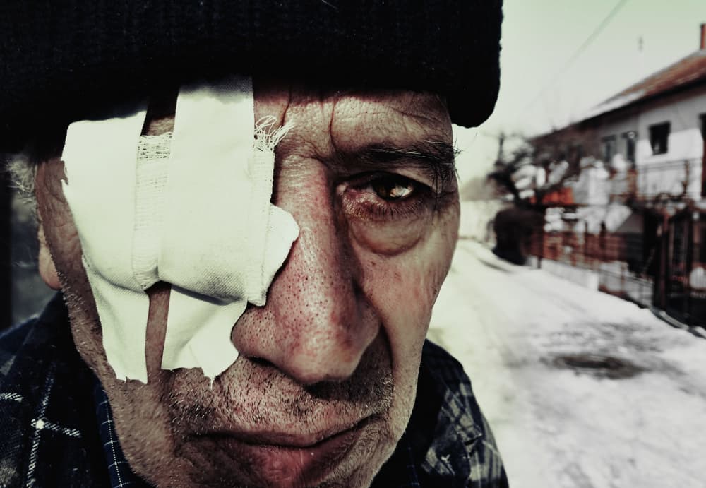 Older Man's Gaze by Koki Jovanovic — canvas wall art