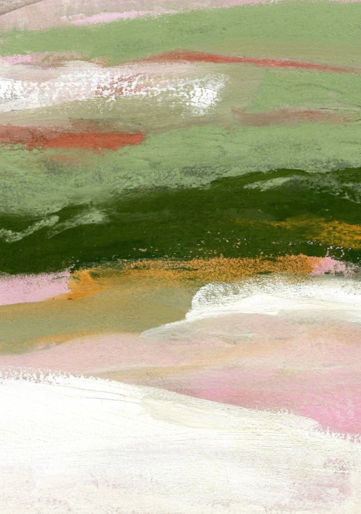 Soft Abstract Landscape by Janel Bragg — canvas wall art