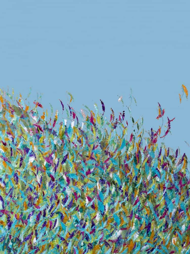 Wind Blown Colors by Helen Joynson — canvas wall art