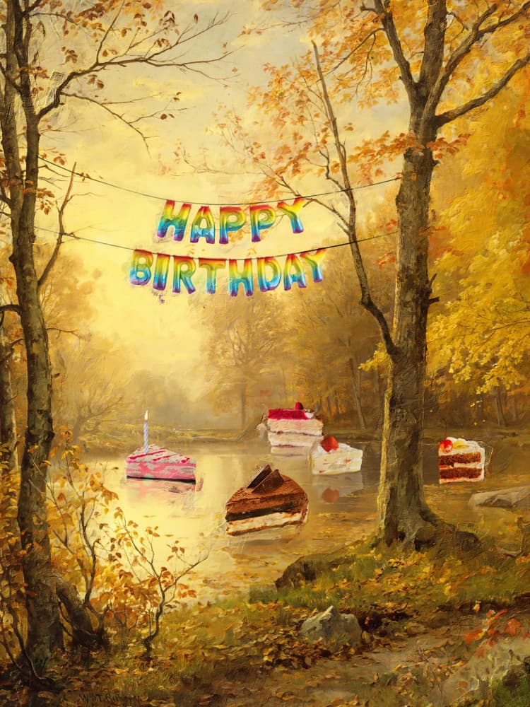 Birthday Cakes by Dikhotomy — canvas wall art