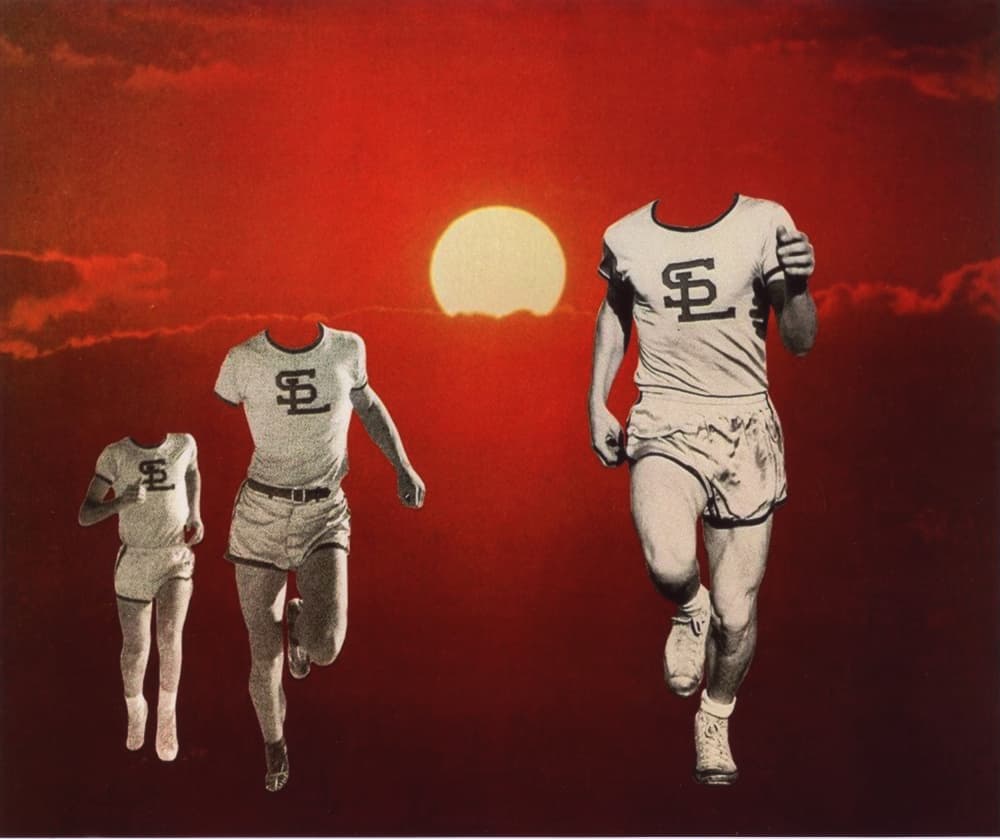 Red Sky Runners by Mikhail Siskoff — canvas wall art