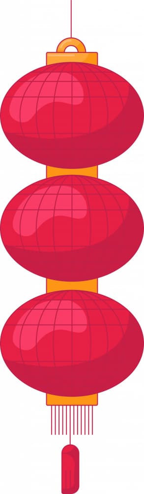 Stacked Chinese Lanterns by Marika Barsrsind β canvas wall art