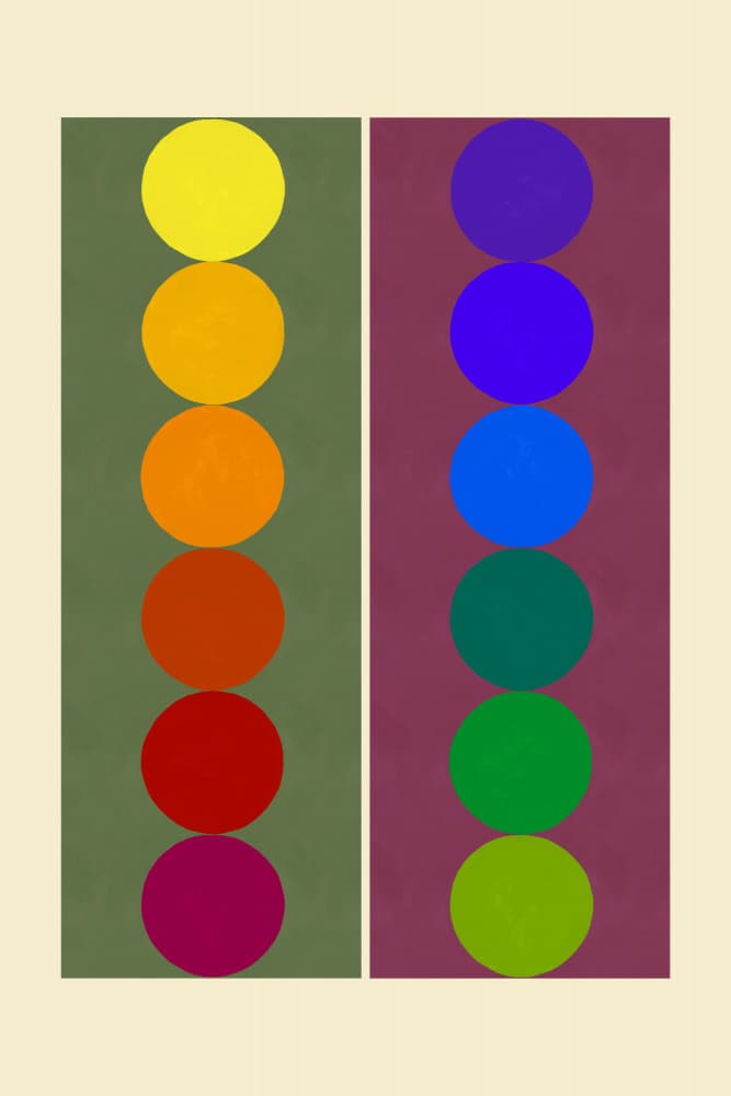 Abstract Color Spectrum by Rosana Laiz Blursbyai — canvas wall art