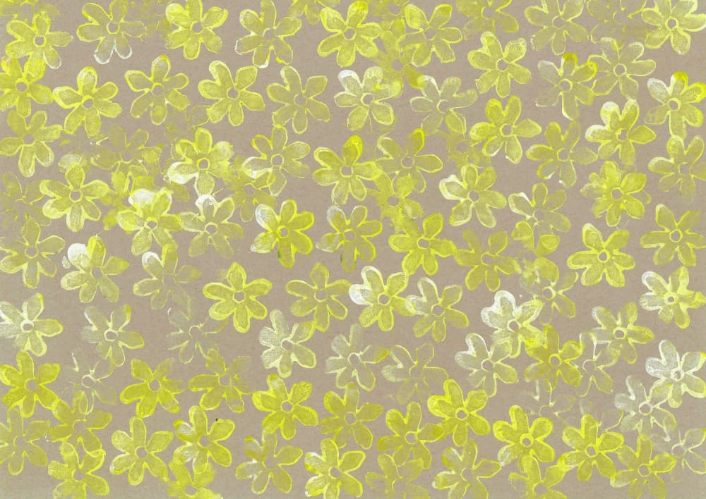 Happy Yellow Flowers by Santhosh ch — canvas wall art