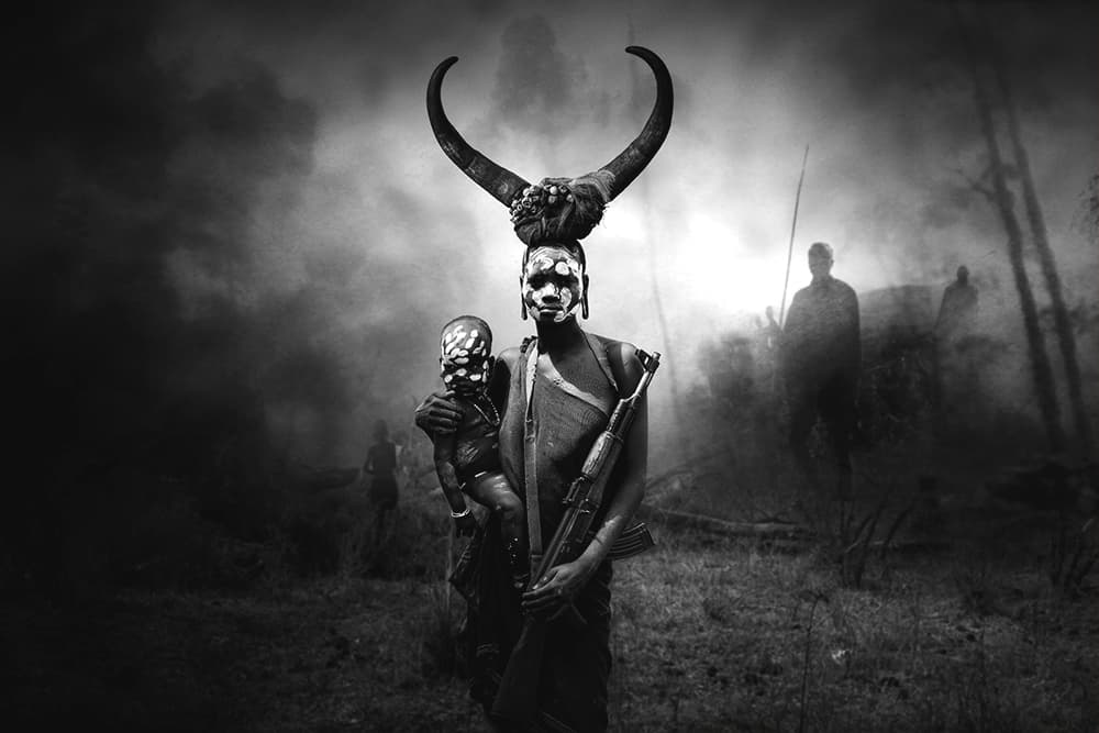 Warrior Mother Child by Svetlin Yosifov — canvas wall art
