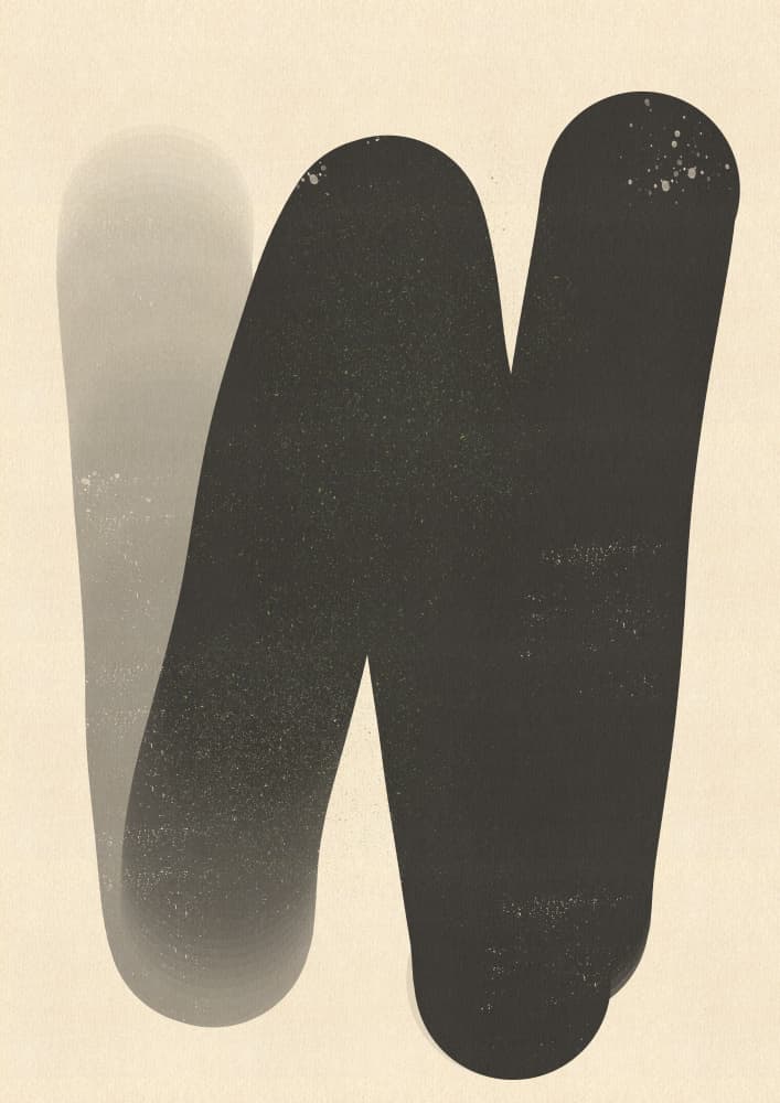 Modern Abstract Curve by Nicholas — canvas wall art