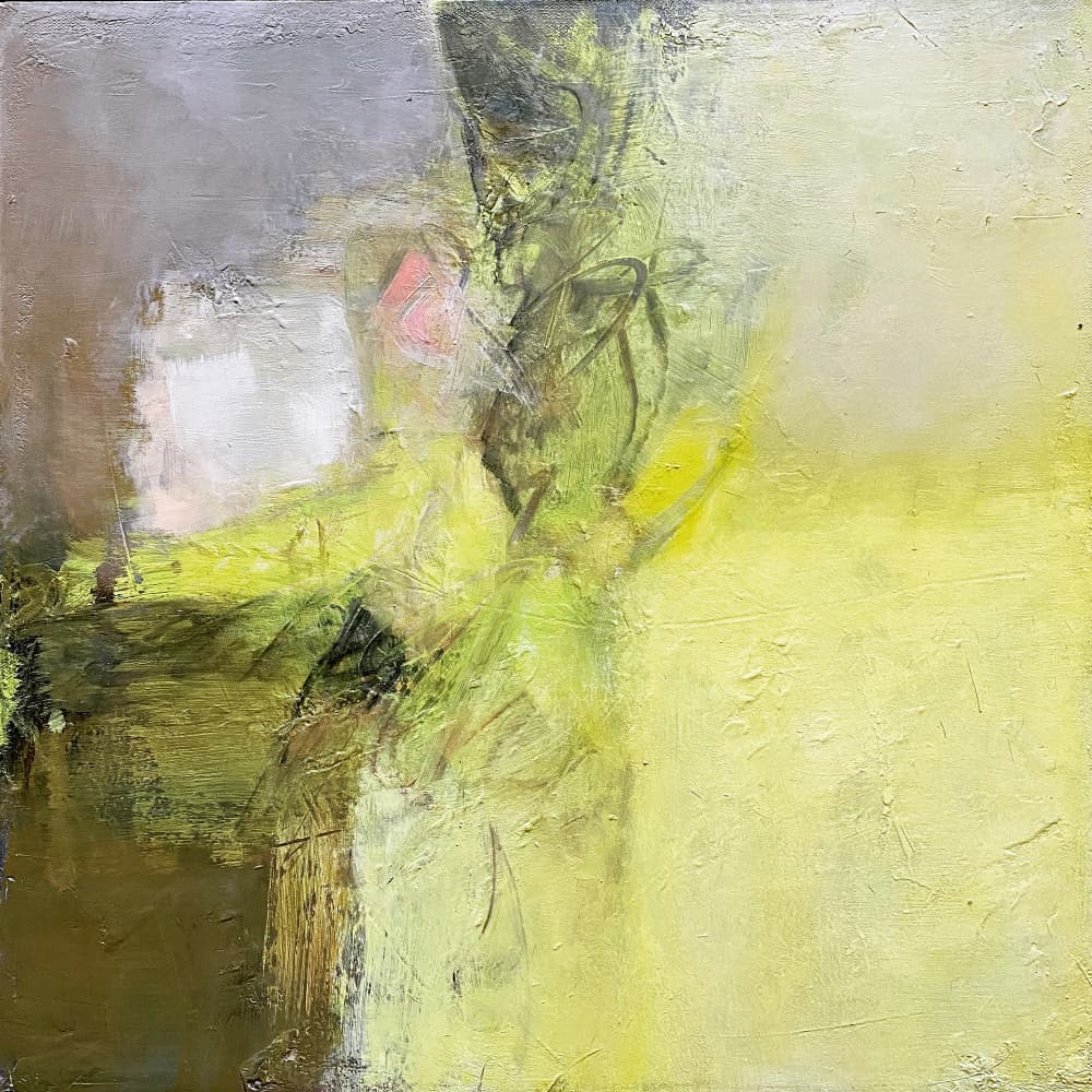 Luminous Green Yellow by Julia Purinton — canvas wall art