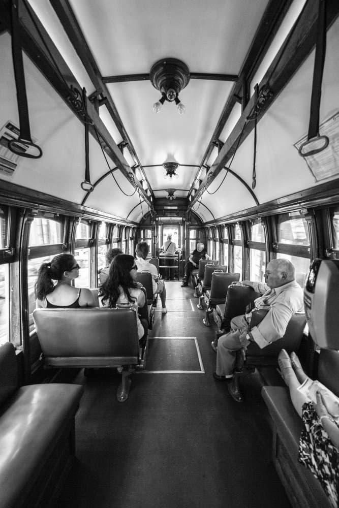 Vintage Streetcar Ride by Filipe P Neto — canvas wall art