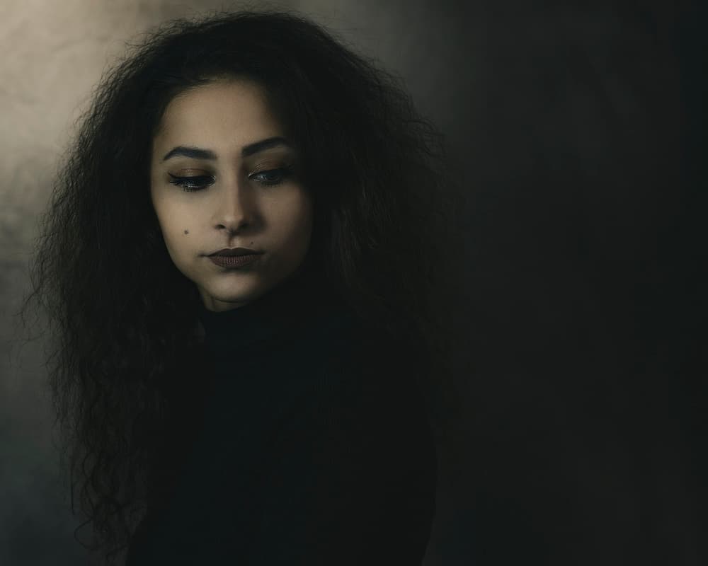Thoughtful Dark Portrait by Jacob Tuinenga — canvas wall art