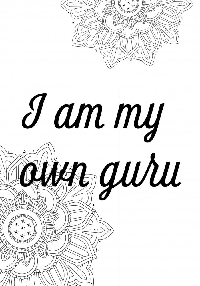 I Am My Own Guru by Pictufy Studio II — canvas wall art