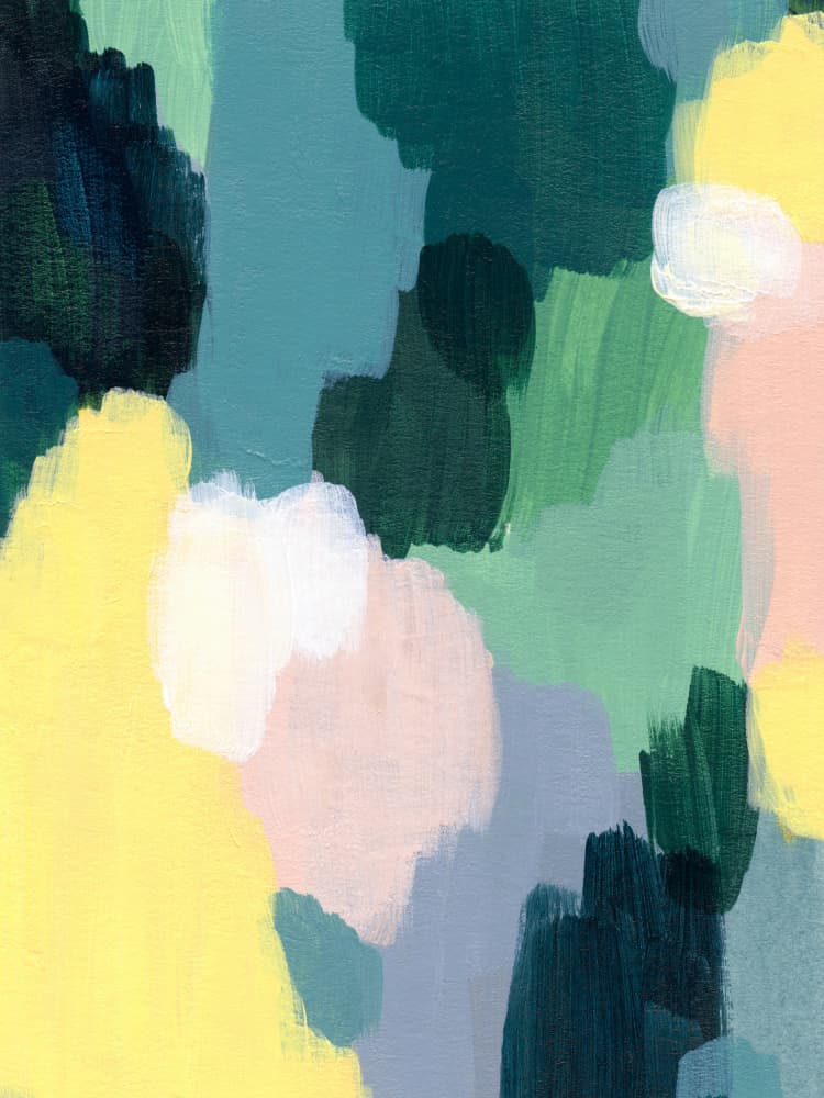 Colorful Brushstroke Abstract by Ejaaz Haniff — canvas wall art