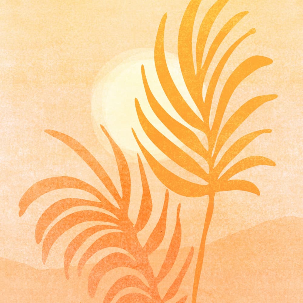 Abstract Golden Landscape by Kristian Gallagher — canvas wall art