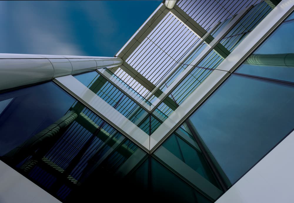 Modern Glass Architecture by Greetje van Son — canvas wall art