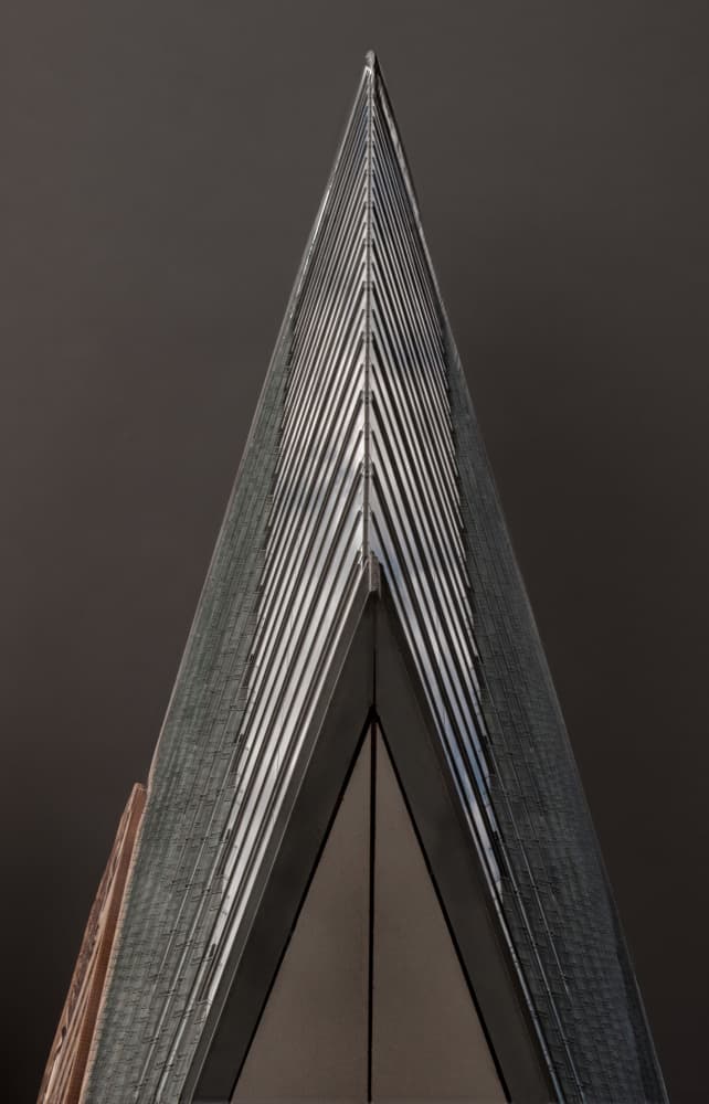 Sleek Architectural Peak by Marianne Wogeck — canvas wall art