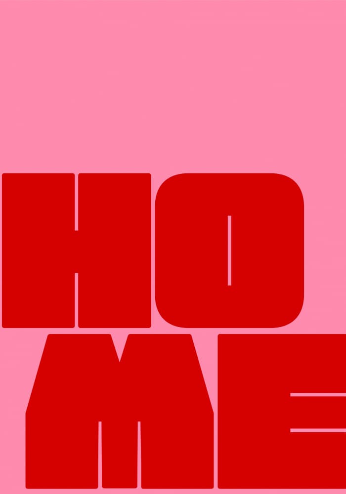 Bold Home Message by Athene Fritsch — canvas wall art