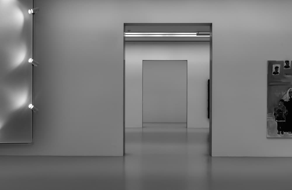 Modern Gallery Hallway by Hilde Ghesquiere — canvas wall art