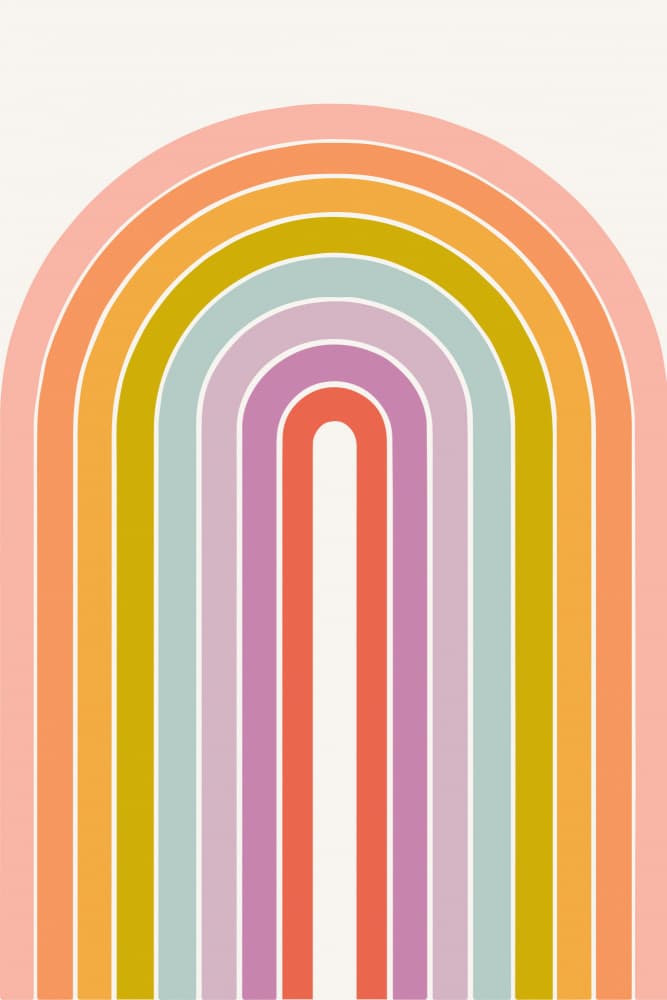 Pastelrainbowno03 by Treechild — canvas wall art