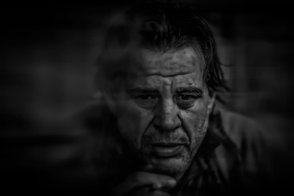 Pensive Man by Steve Hermann — canvas wall art