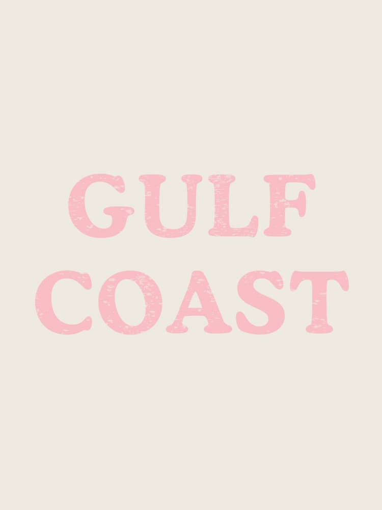 Pink Gulf Coast by Jolly and Dash — canvas wall art