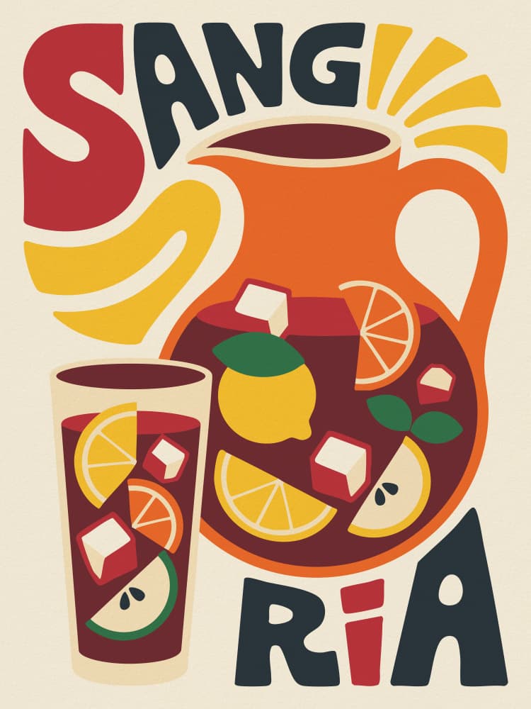 Refreshing Sangria Pitcher by Andreas Magnusson — canvas wall art