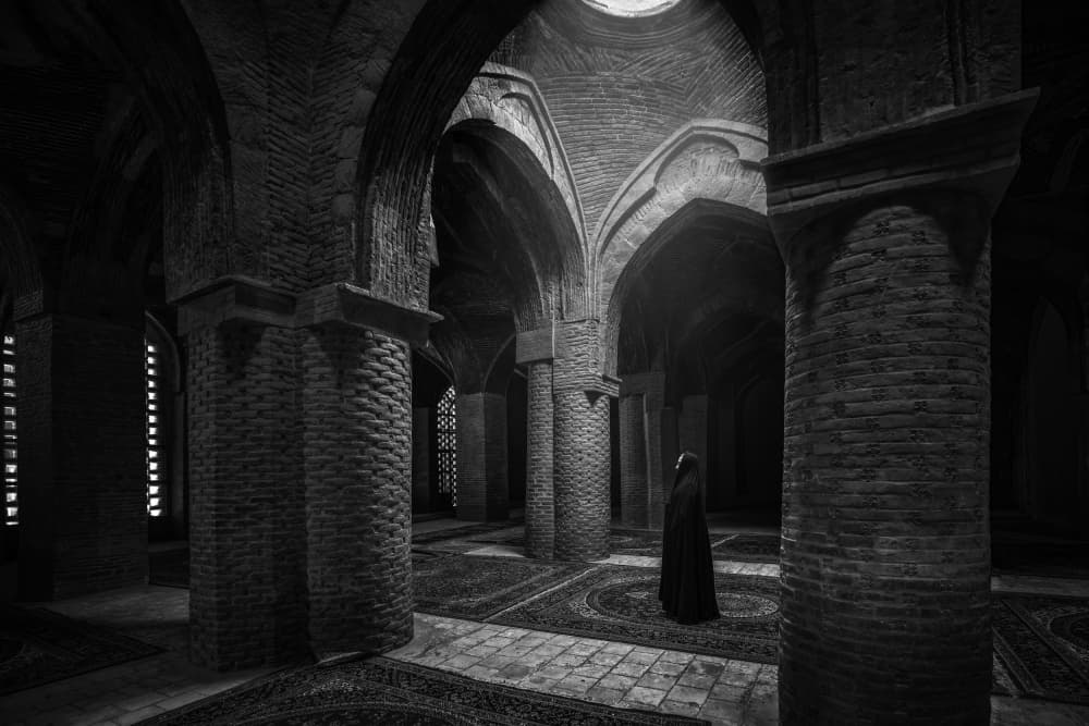 Arches and Solitude by Irene Wu — canvas wall art