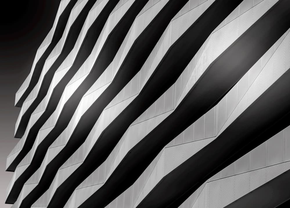 Dynamic Architectural Stripes by Ivan Huang — canvas wall art