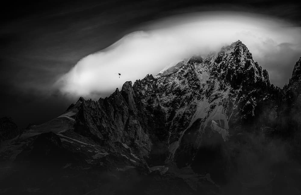Dramatic Mountain Flight by Peter Svoboda MQEP — canvas wall art