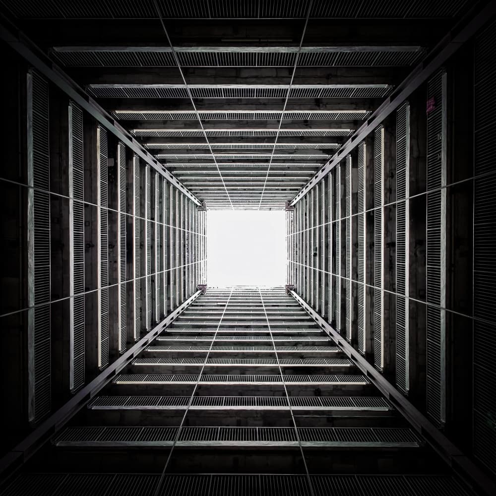 Urban Upward Geometry by Tong Ho Chung Howard — canvas wall art