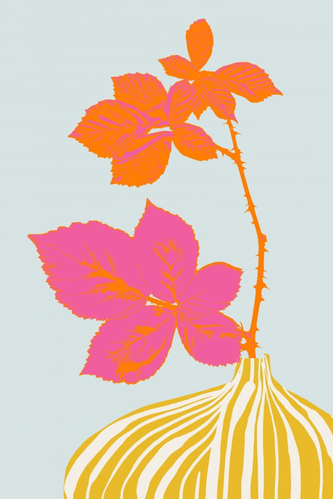 Vibrant Botanical Still Life by Annick — canvas wall art