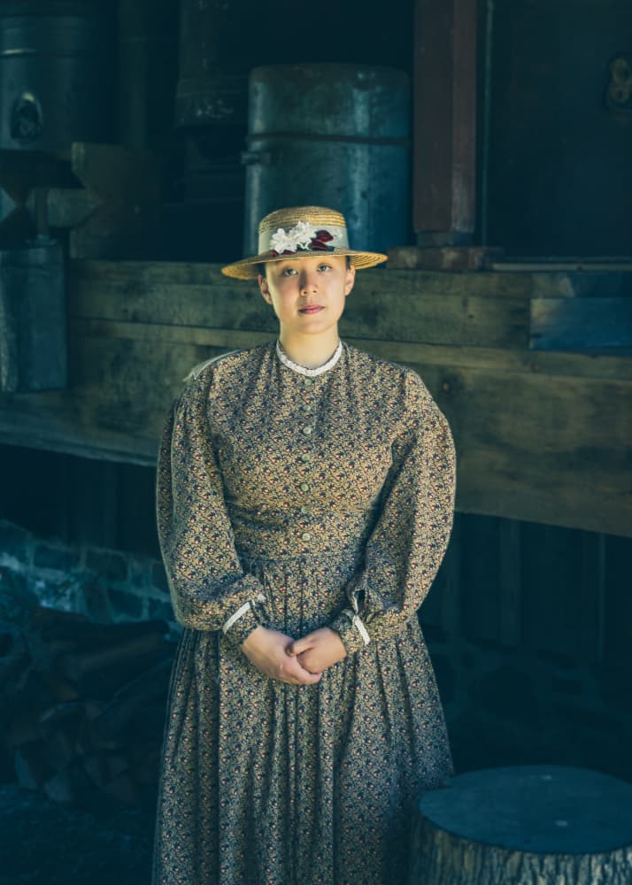 Pioneer Woman by Miroslaw Prybinski — canvas wall art