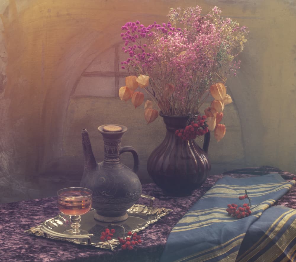 Warm Autumn Still Life by UstinaGreen — canvas wall art