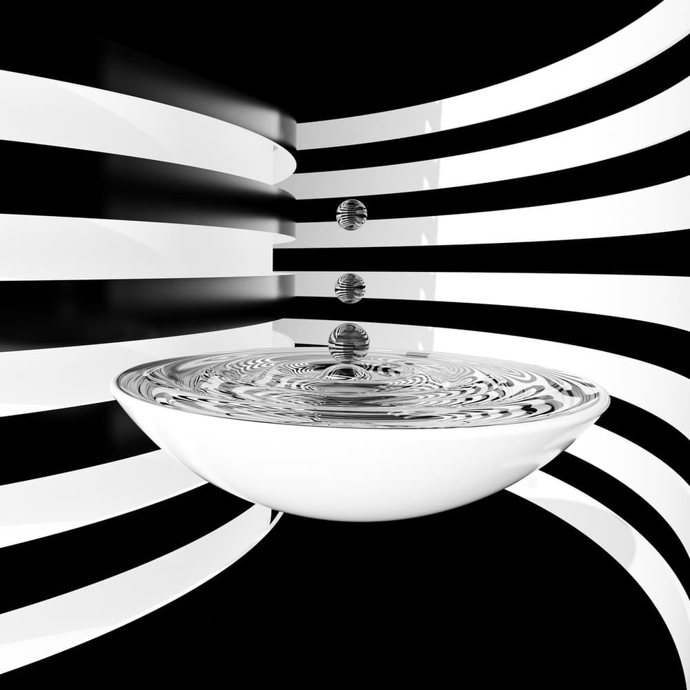 Monochromatic Water Zen by Antonyus Bunjamin (Abe) — canvas wall art