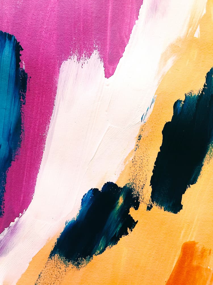 Vibrant Abstract Strokes by Ejaaz Haniff — canvas wall art