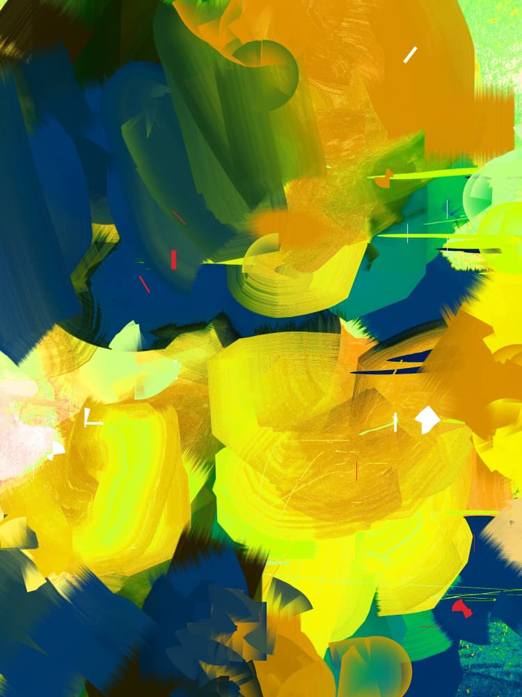 Yellow Flowers by Nilesh Kulkarni — canvas wall art