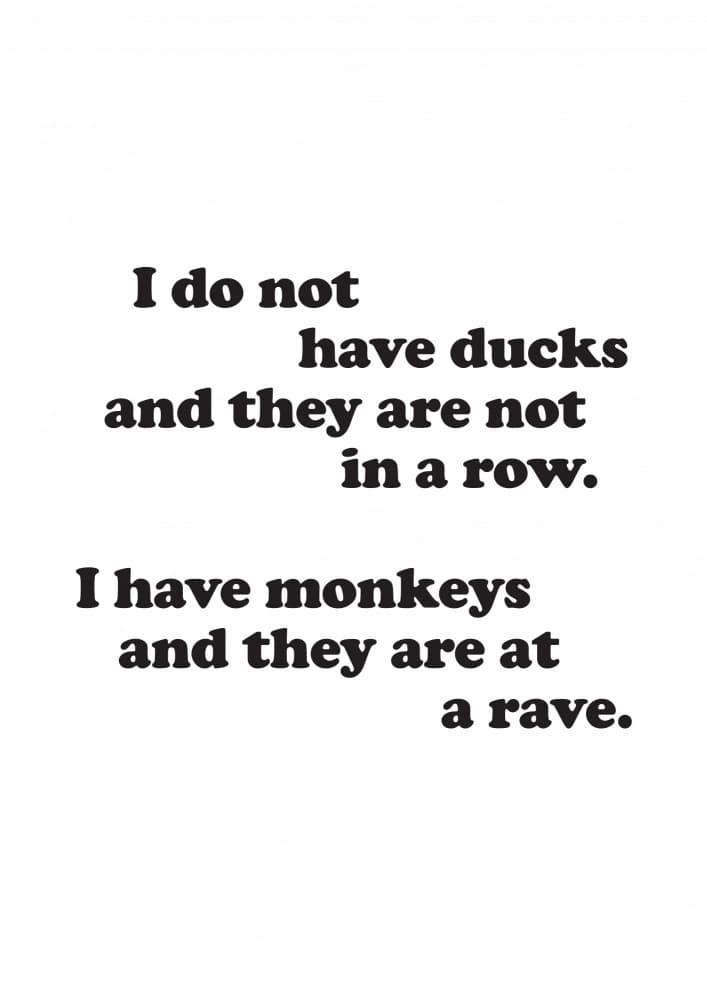 Monkeys At A Rave by Frankie Kerr-Dineen — canvas wall art