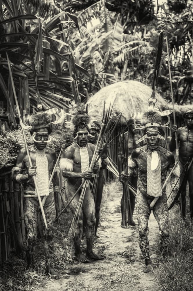 Ancient Jungle Warriors by Pavol Stranak — canvas wall art