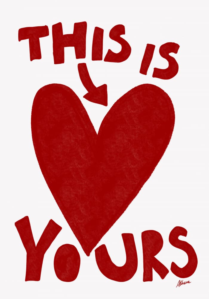 All Yours by Athene Fritsch — canvas wall art